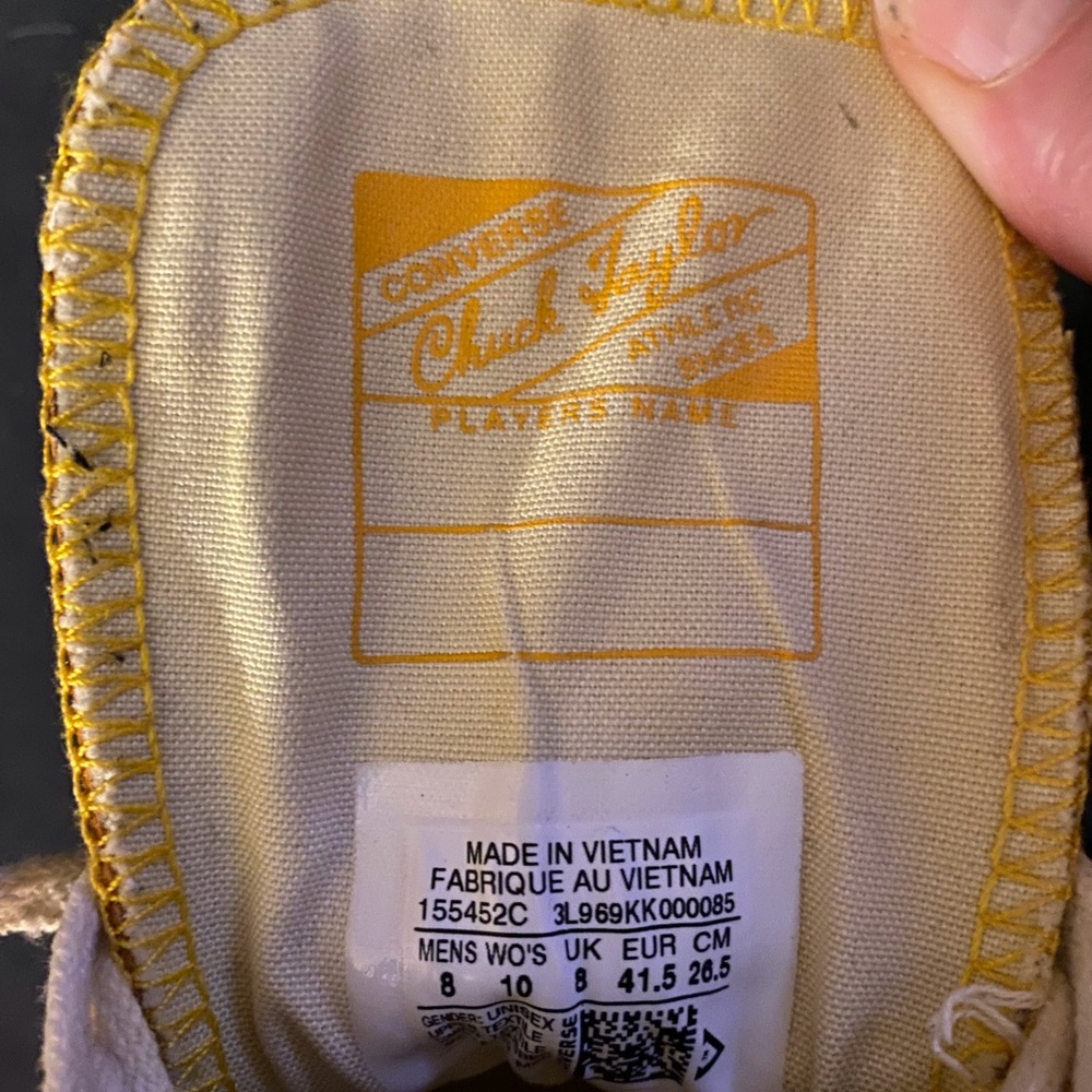 CONVERSE CHUCK TAYLOR 1970S OX University Gold yellow - Picture 11 of 12